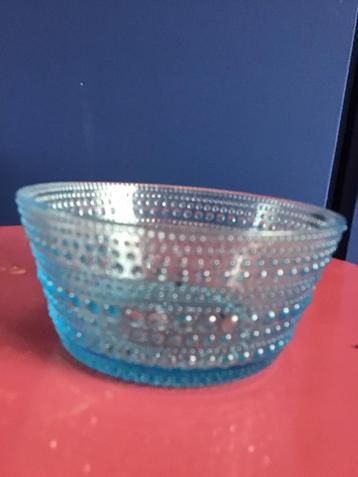 IITALA Blauw Schaal - 9cm beschikbaar voor biedingen