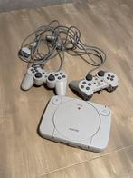 Sony PlayStation PS One met 2 controllers, Spelcomputers en Games, Spelcomputers | Sony PlayStation 1, Ophalen, Gebruikt, Met 2 controllers