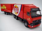 Lion Toys - Volvo FH12 Combi '' Lays Chips '' 1:50, Ophalen of Verzenden, Zo goed als nieuw, Bus of Vrachtwagen, Lion Toys