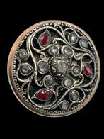 Prachtige Antieke grote Speld met Roos Diamanten, Overige materialen, Verzenden, ., .