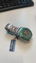 Origineel Martyn Line Dual Time, Sieraden, Tassen en Uiterlijk, Horloges | Heren, Ophalen of Verzenden, Zo goed als nieuw, Staal