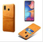 Galaxy A20e Back Cover + PET Screenprotector _ Bruin, Telecommunicatie, Mobiele telefoons | Hoesjes en Frontjes | Samsung, Nieuw
