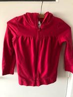 Donker roze katoenen vest met capuchon mt 122, Kinderen en Baby's, Kinderkleding | Maat 122, Meisje, Palomino (C&A), Trui of Vest