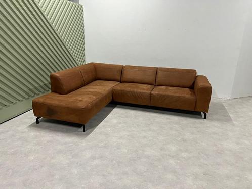GRATIS LEVERING cognac hoekbank 210x275 Gereinigd, Hobby en Vrije tijd, Overige Hobby en Vrije tijd, Nieuw, Ophalen