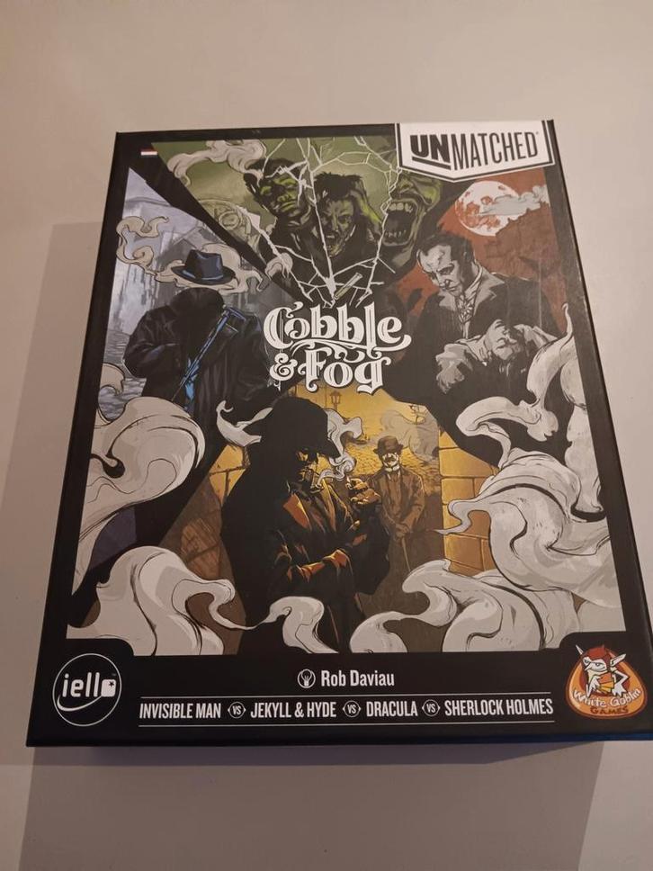 Unmatched: Cobble & Fog - Bordspel, Hobby en Vrije tijd, Gezelschapsspellen | Bordspellen, Zo goed als nieuw, Een of twee spelers