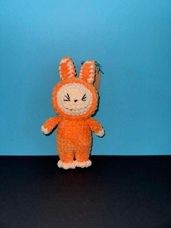 Zelf gehaakte Labubu, Hobby en Vrije tijd, Breien en Haken, Nieuw, Haken, Patroon of Boek, Ophalen of Verzenden