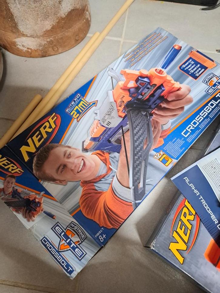 Nerf Pistolen Collectie - 5 stuks, Kinderen en Baby's, Speelgoed | Racebanen, Gebruikt, Handmatig, Overige merken, Ophalen