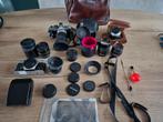 Vintage Analoge Camera Set Olympus & Yashica, Ophalen of Verzenden, Gebruikt, Spiegelreflex, Olympus