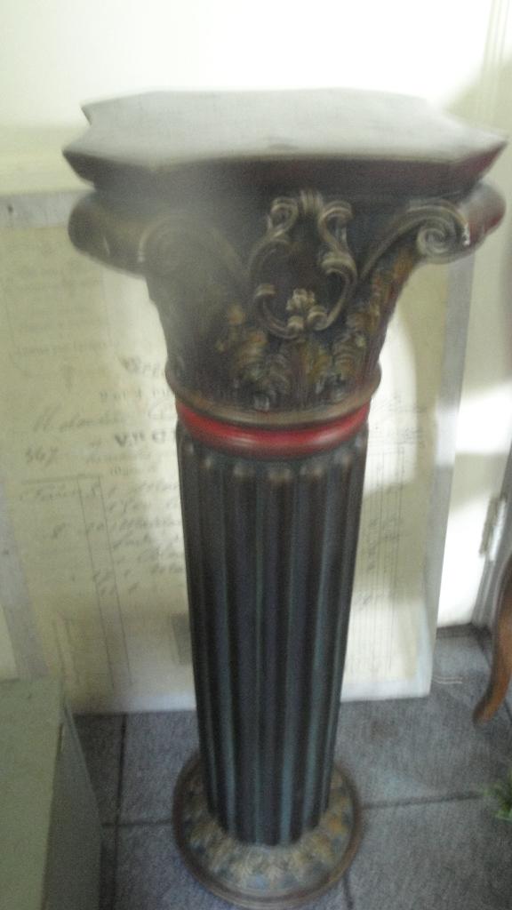 mooie zuil  voor binnen  mooie kleuren barok, Ophalen