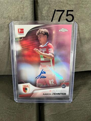 Topps Chrome Bundesliga 22-23 Zehnter Auto /75 beschikbaar voor biedingen