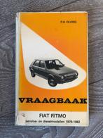 Vraagbaak Fiat Ritmo Benzine- en Dieselmodellen 1978-1982, Ophalen of Verzenden
