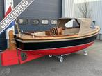 De Groot Vlet met Vetus diesel motor, Watersport en Boten, Sloepen, 10 tot 30 pk, Gebruikt, Staal, Binnenboordmotor