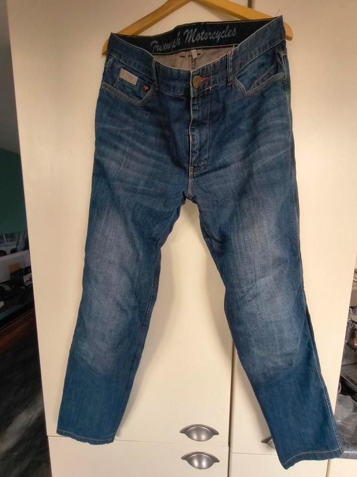 Triumph motorcycles jeans motorbroek 36/34, Motoren, Kleding | Motorkleding, Broek | textiel, Tweedehands, Ophalen of Verzenden