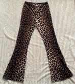 Leopard velours broek - S tot XL, Ophalen of Verzenden, Zo goed als nieuw, Maat 38/40 (M), Bruin