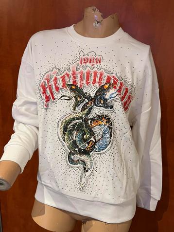 JOHN RICHMOND sweater met strass maat xs origineel NIEUW beschikbaar voor biedingen