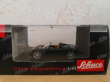 Opel Speedster zwart Schuco 1:43 (incl ovp) beschikbaar voor biedingen
