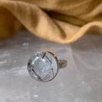 Toermalijnkwarts toermalijn bergkristal pyriet zuivert power, Ophalen of Verzenden, Nieuw, Elastiek, Met bedels of kralen