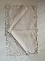Kant  kleedje kantklos linnen 40-25 cm, Antiek en Kunst, Antiek | Kleden en Textiel, Ophalen of Verzenden