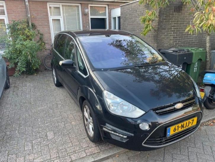 Ford S-Max 2.0 16V 107KW 2010 Zwart 5 zits, Auto's, Ford, Particulier, S-Max, Benzine, C, MPV, Handgeschakeld, Origineel Nederlands