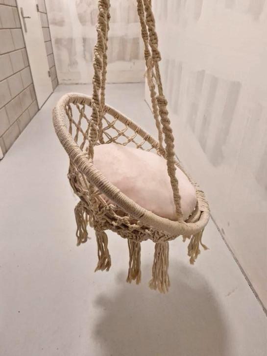 boho ibiza macrame hangstoel, Kinderen en Baby's, Kinderkamer | Overige Meubels, Gebruikt, Overige typen, Ophalen