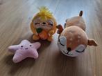 3 Schattige Knuffeltjes - Luiaard, Hertje, Ster, Ophalen of Verzenden, Zo goed als nieuw, Overige typen
