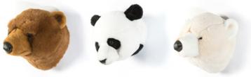 Set Dierenkoppen Decoratie Beren Giftbox Wild & Soft beschikbaar voor biedingen