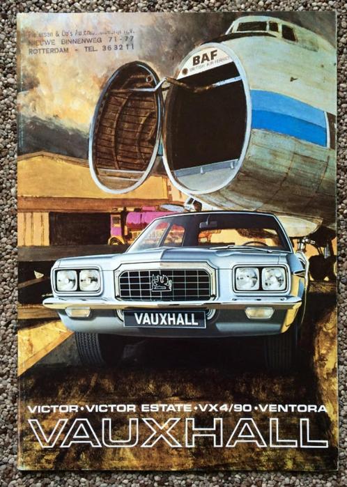 Folder Vauxhall Victor (Estate), VX4/90, Ventora uit 1972, Boeken, Auto's | Folders en Tijdschriften, Gelezen, Overige merken