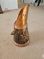 @ TOPDEAL D: Antieke Koperen Paraplubak met Reliëf@, Huis en Inrichting, Woonaccessoires | Paraplubakken, Ophalen of Verzenden