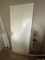 Opdekdeur, Doe-het-zelf en Verbouw, Deuren en Horren, Gebruikt, 80 tot 100 cm, Binnendeur, Ophalen of Verzenden