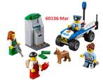 Lego 60136 Politie starterset, Ophalen of Verzenden, Zo goed als nieuw, Complete set, Lego