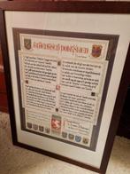 Twentsch Volkslied - Ingelijst 60x80 cm, Antiek en Kunst, Ophalen of Verzenden