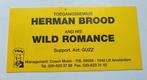 Herman Brood toegangskaart, Eén persoon