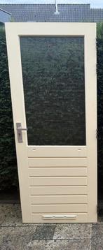 Schuurdeur met veiligheidsglas - 83x201,5 cm, Doe-het-zelf en Verbouw, Deuren en Horren, Ophalen, 80 tot 100 cm, 200 tot 215 cm