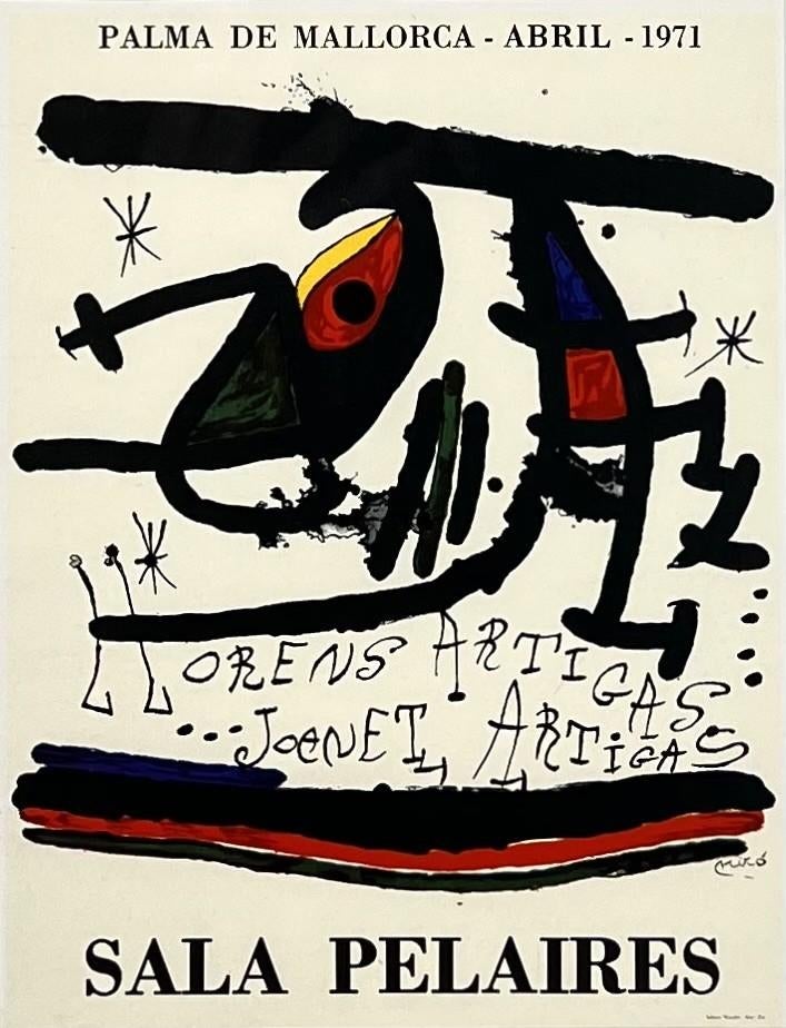 573. Affiche, Joan Miró - Sala Pelaires, surrealisme, 1980, Ophalen of Verzenden
