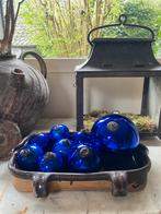 Antiek Franse heksenballen, blauw, Ophalen of Verzenden