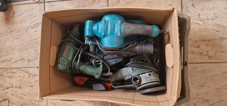 Bosch, Black & Decker,Gamma, Schuurmachines, Schaaf doos vol, Doe-het-zelf en Verbouw, Overige Doe-het-zelf en Verbouw, Gebruikt