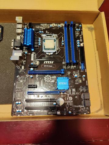 MSI Z97 PC Mate + Intel Core i5-4690 beschikbaar voor biedingen