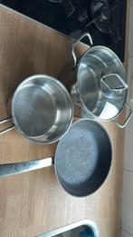 WMF Kookpannen Set, Ophalen of Verzenden, Gebruikt, Rvs, Kookpan of Snelkookpan