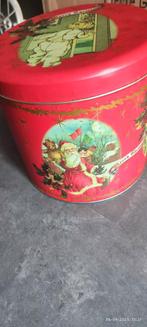 Vintage groot Kerstblik kerst, Ophalen of Verzenden, Gebruikt