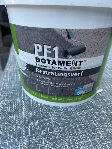 Bestrating betonverf PF1 Botament -  Antraciet - Nieuw 5L beschikbaar voor biedingen