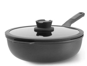 BergHOFF Leo Stone Wok 28 cm Met Glasdeksel + 30CM beschikbaar voor biedingen