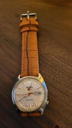 Seiko Automatisch Polshorloge - Leer Bandje, Seiko, Staal, Polshorloge, Ophalen of Verzenden