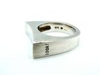 Zilveren designring, Look!, Amsterdam. 17,5 mm, Gebruikt, Info@zilverwebsite.nl, Verzenden, 17 tot 18