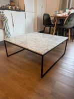 Montel Marmeren salon Tafel – 90x90x39 cm – 350,- twv €649, Huis en Inrichting, Tafels | Salontafels, Ophalen, 50 tot 100 cm, Zo goed als nieuw