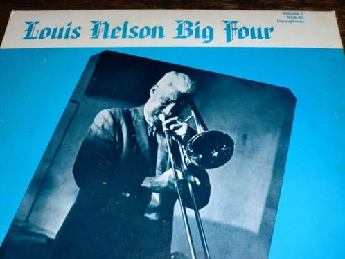Louis Nelson Big Four - Volume 1   GHB  LP  US  1969, Cd's en Dvd's, Vinyl | Jazz en Blues, Gebruikt, Jazz, 1960 tot 1980, 12 inch