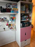 Kast ikea Stuvia kast roze wit izgst, Ophalen, 50 tot 70 cm, 105 cm of meer, Zo goed als nieuw