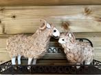 Decoratie schaapjes van touw, paasdeco, Ophalen of Verzenden, Gebruikt