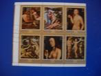 Manama Adam en Eva 6 zegels 1971, Postzegels en Munten, Midden-Oosten, Verzenden, Gestempeld