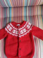 Mooi rood 100 procent wollen vestje  PETIT BATEAU 86.92, Ophalen of Verzenden, Zo goed als nieuw, Jongetje of Meisje, Truitje of Vestje