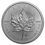 Canada Maple Leaf (UNC), Ophalen of Verzenden, Zilver